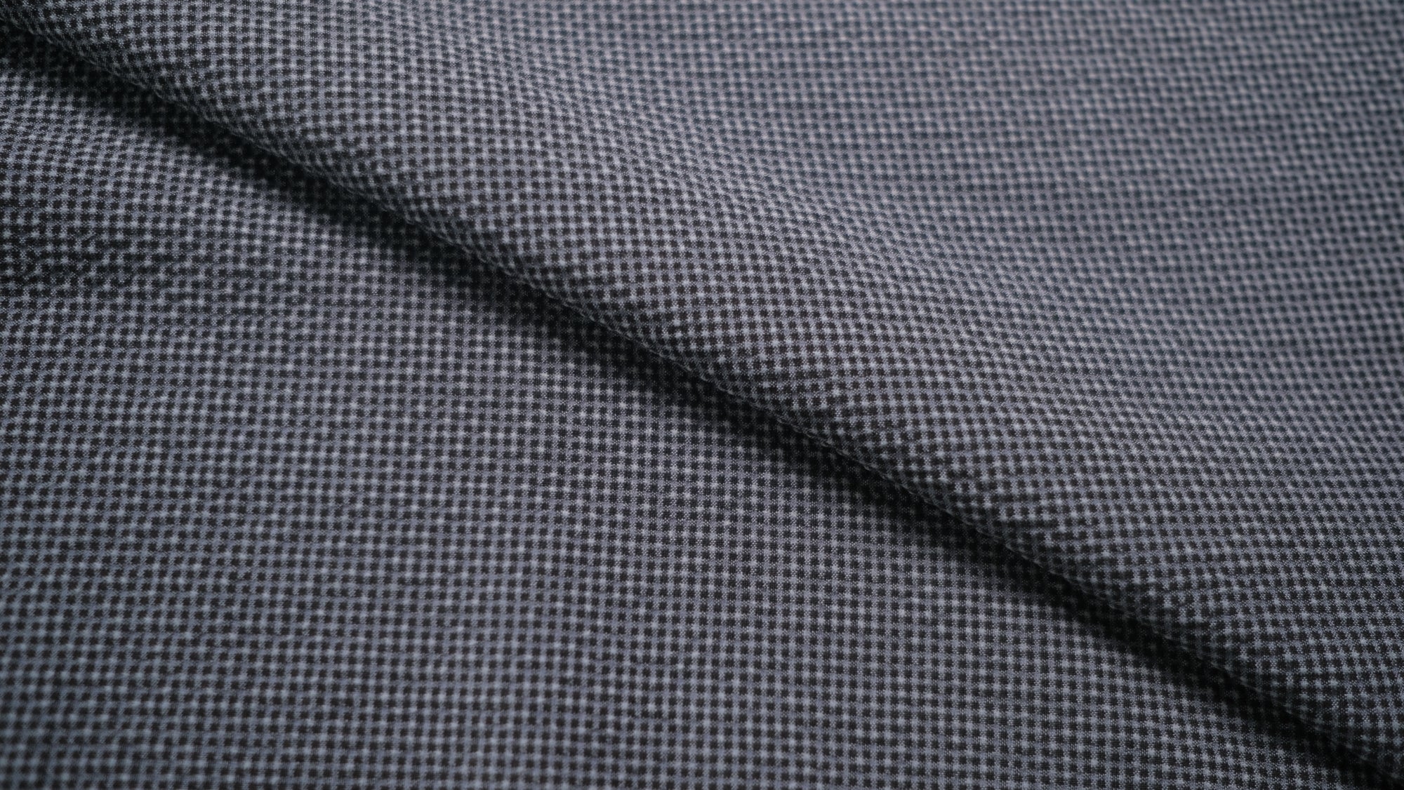 Blue Seersucker Suiting Fabric