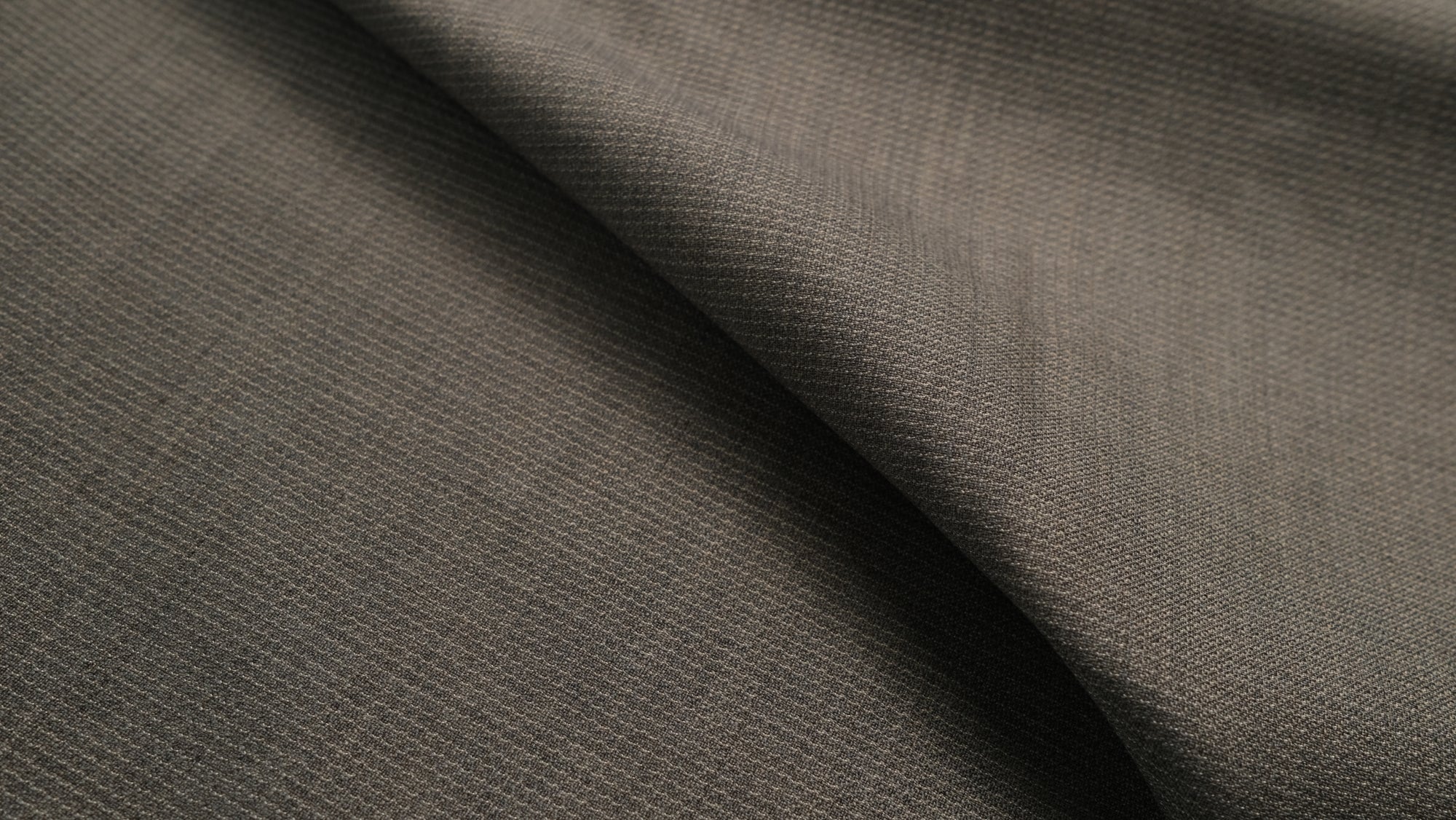 Taupe Pinstripes Suiting Fabric