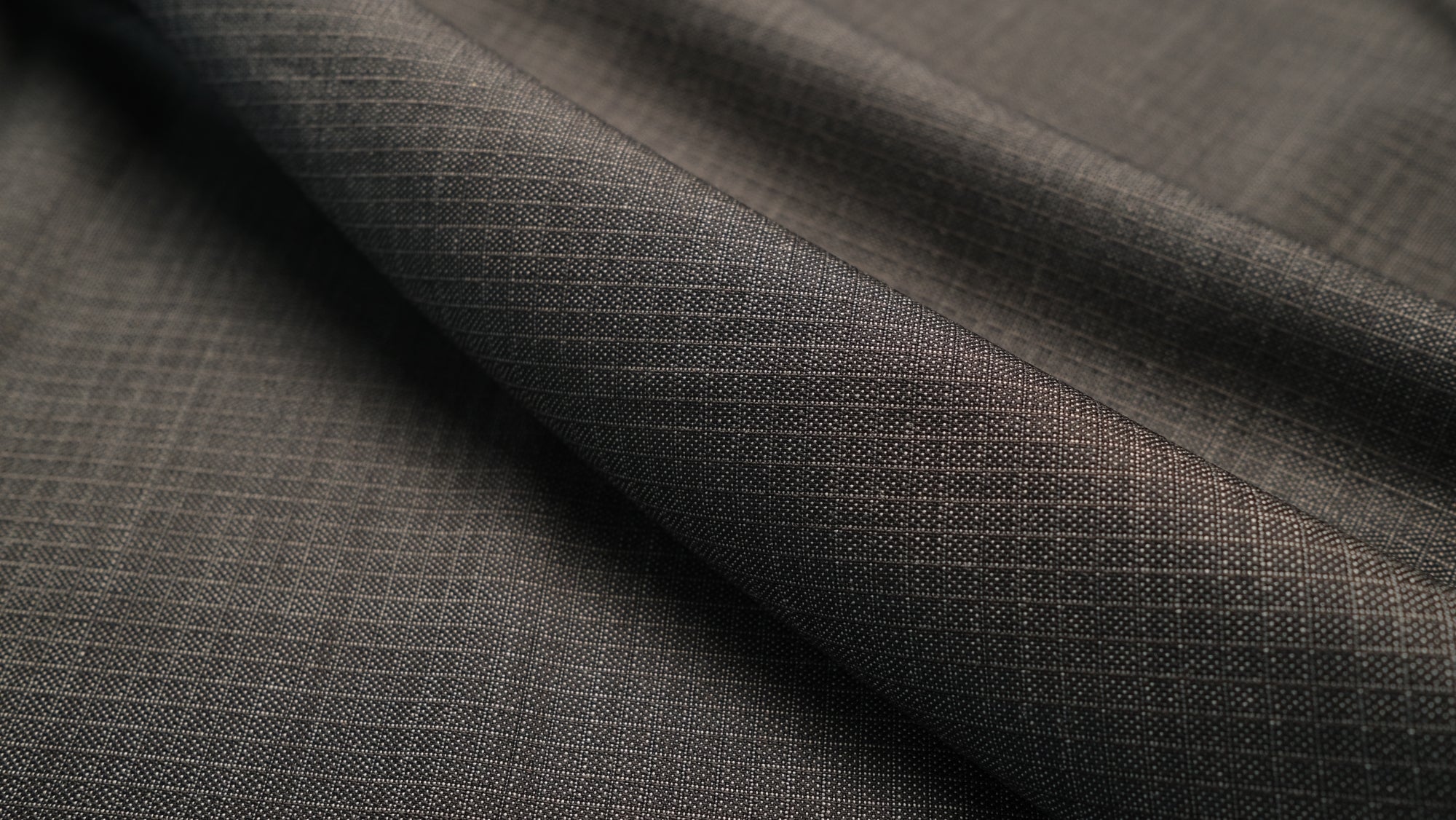 Grey Checks Suiting Fabric