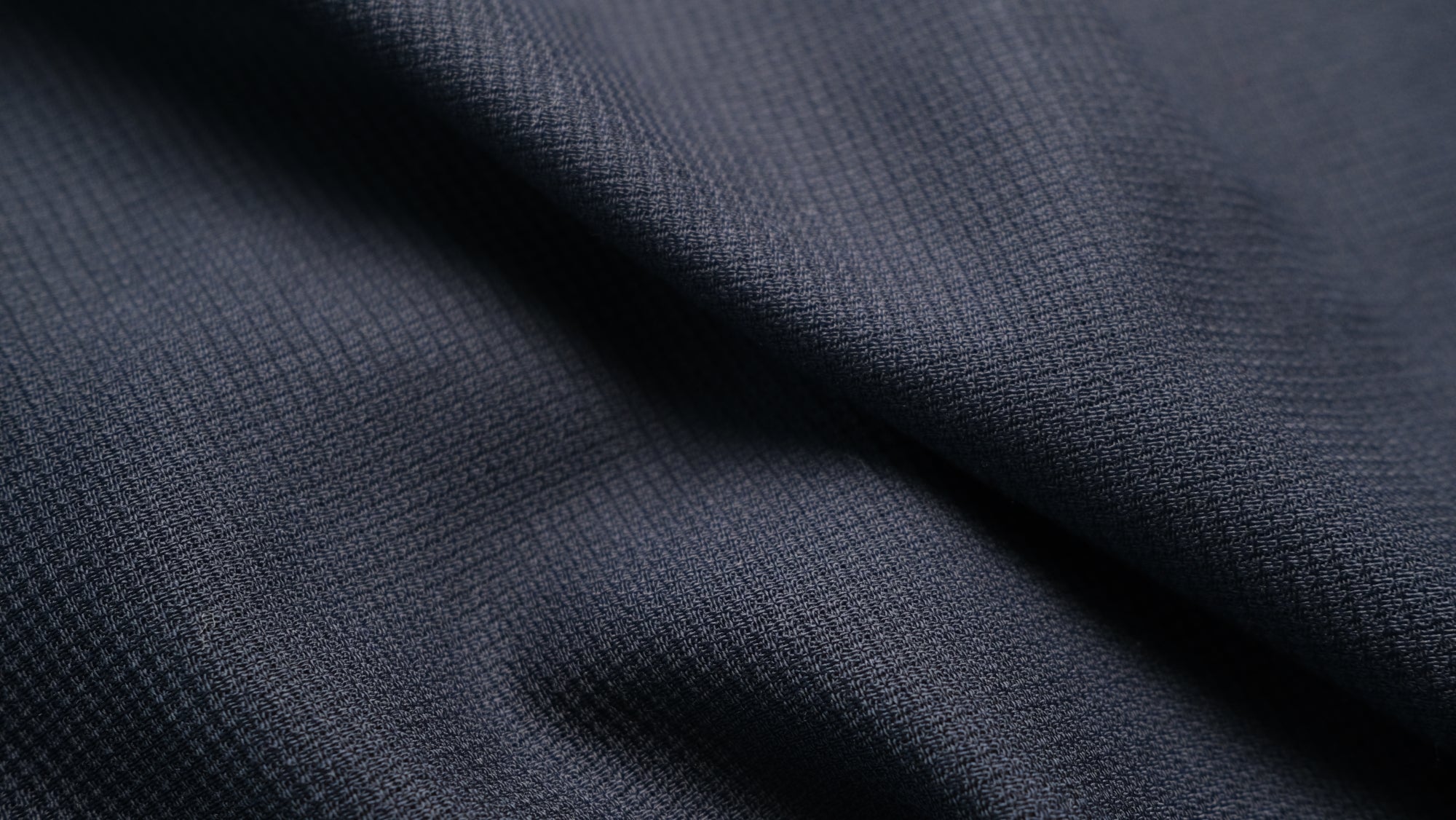 Navy Fancy Suiting Fabric (Lot)