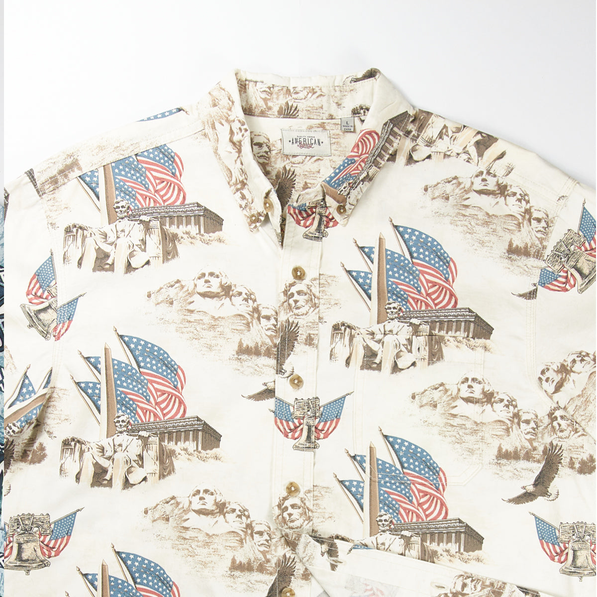 White American Presidents Hawaiian Shirt S/S