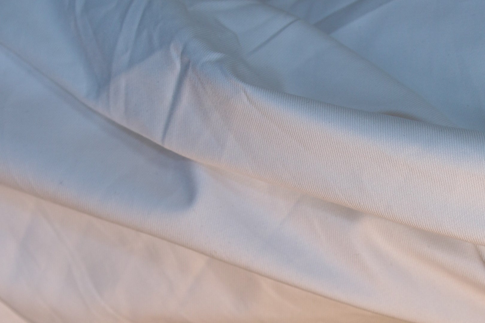 White Twill Shirting Fabric