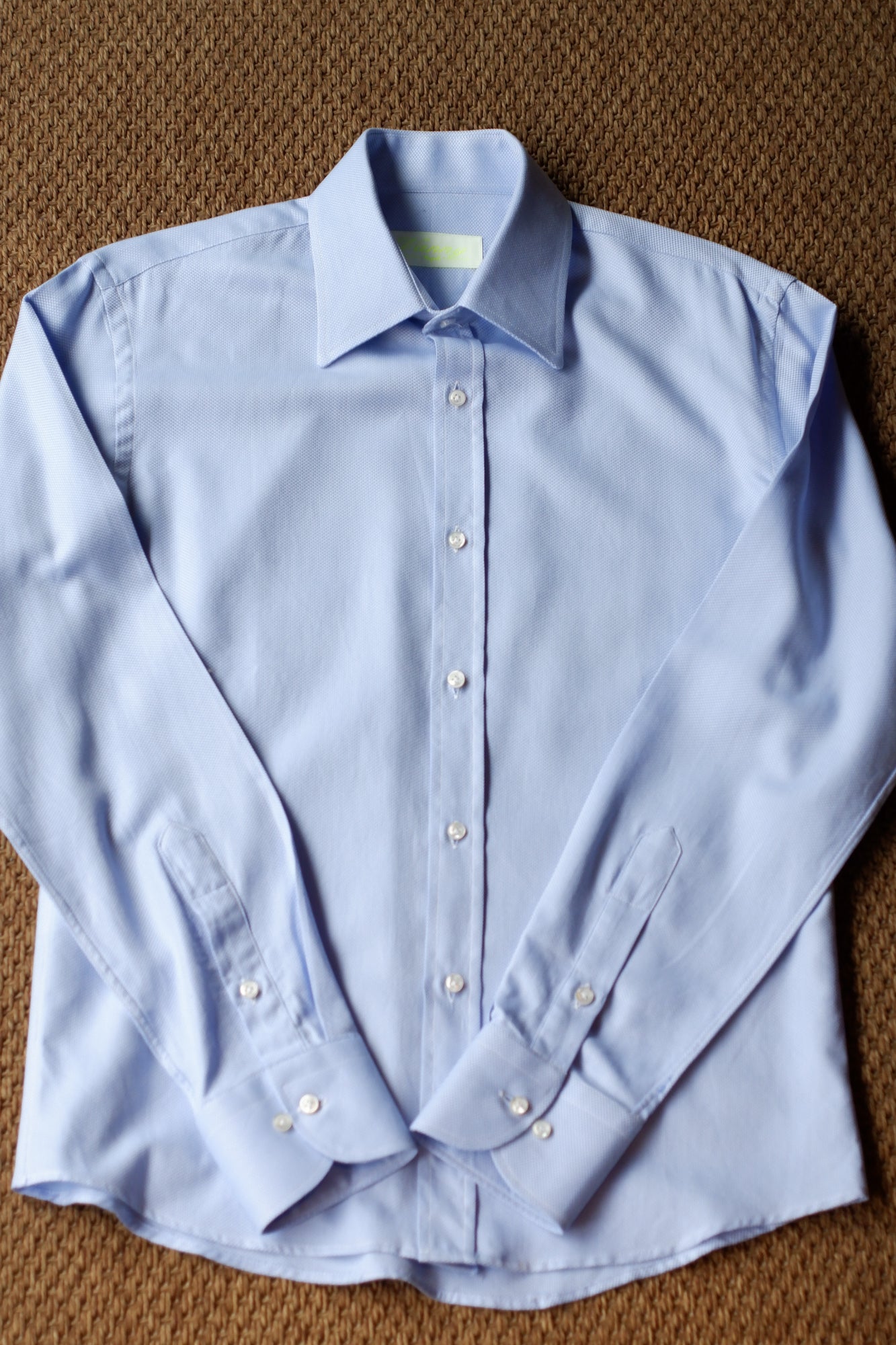 Vanny Napoli Blue Royal Oxford Spread Collar Shirt