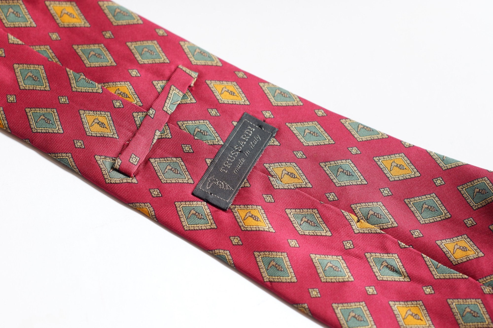 Trussardi Red Diamond Necktie