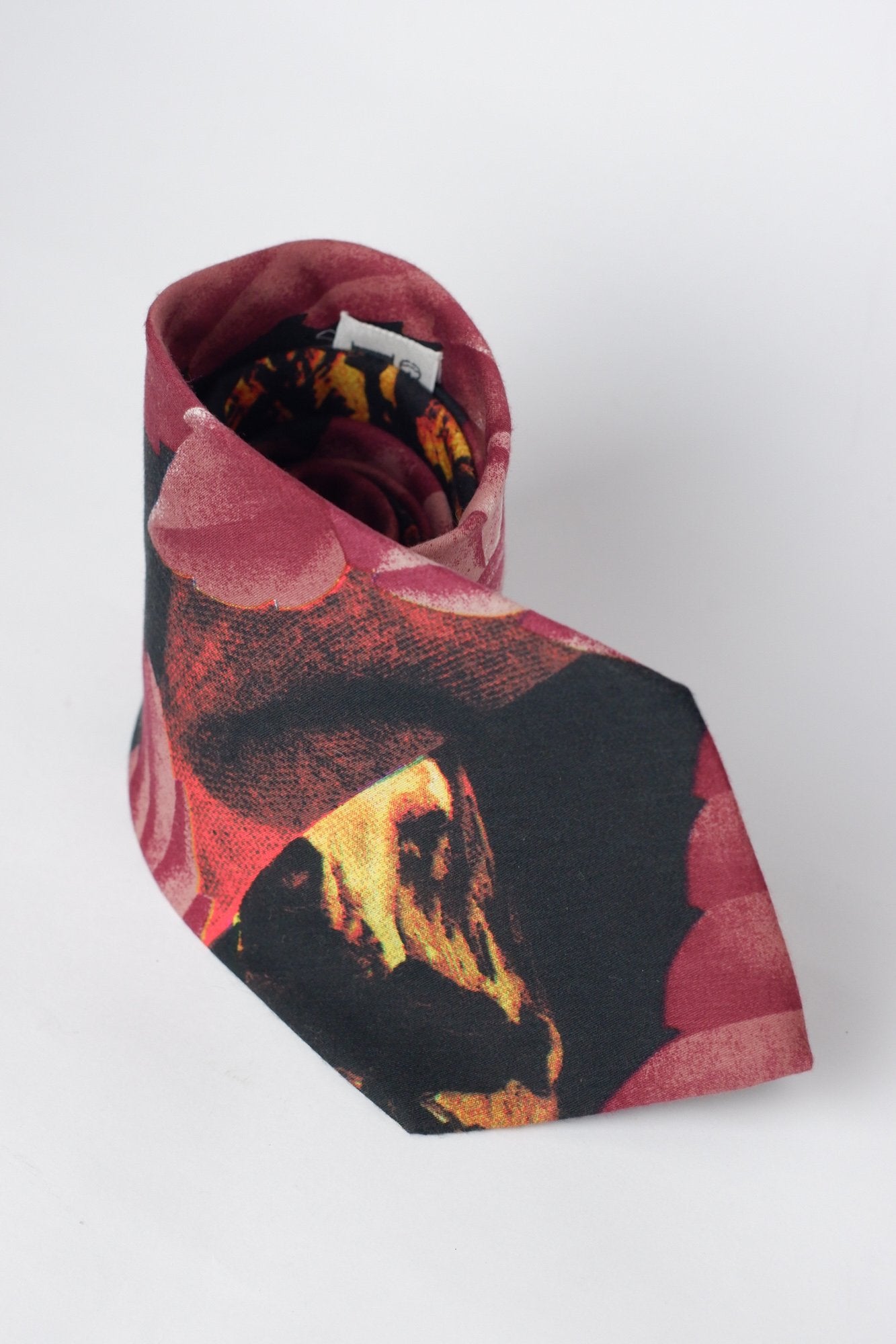 Gianfranco Ferrè Red and Black Printed Necktie
