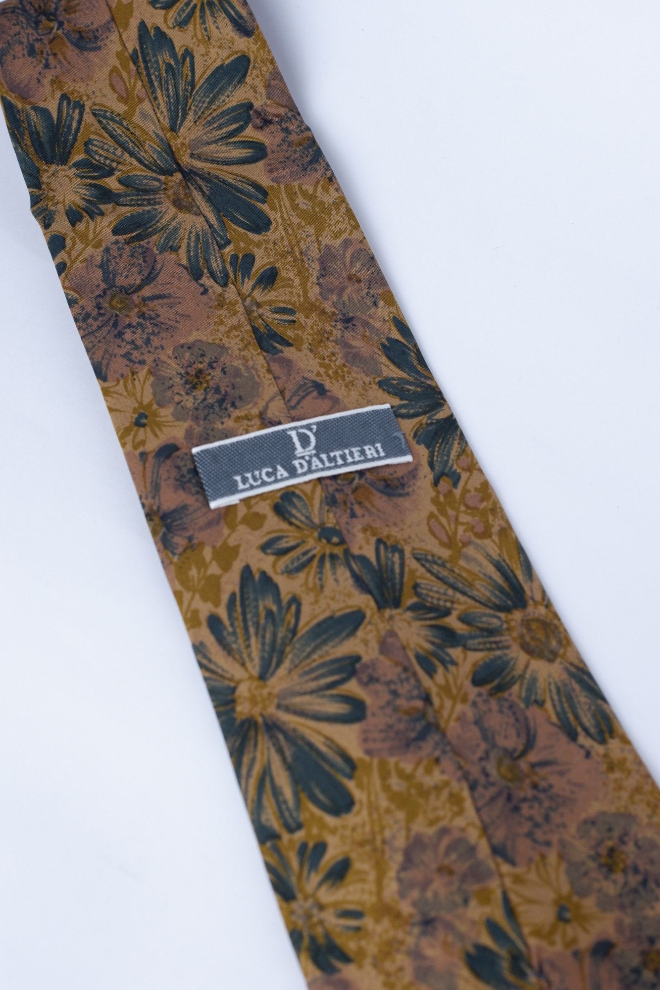 Luca D'Altieri Floral Printed Necktie