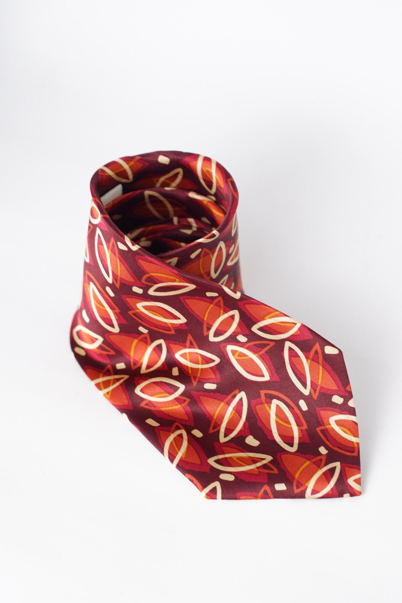 Trussardi Red Pattern Necktie
